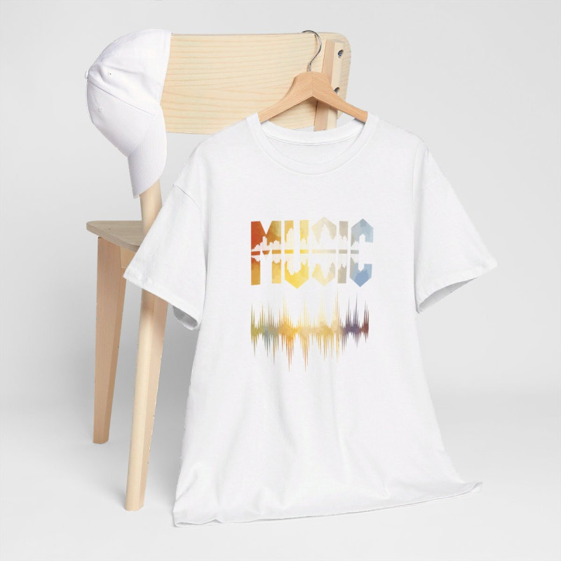 Tee shirt  Musique design - Style Moderne - idée cadeau t shirt Pour Homme et Femme