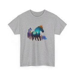 T shirt animal Cheval Élégant - Design Unique cadeau tee shirt Pour Homme et Femme