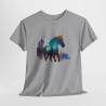 T shirt animal Cheval Élégant - Design Unique cadeau tee shirt Pour Homme et Femme