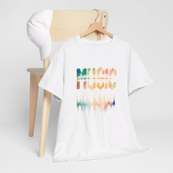 T shirt  Musique design - Style Moderne - idée cadeau tee shirt Pour Homme et Femme