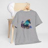 T shirt animal Cheval Élégant - Design Unique cadeau tee shirt Pour Homme et Femme