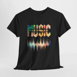 T shirt  Musique design - Style Moderne - idée cadeau tee shirt Pour Homme et Femme