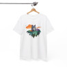 Tee shirt Animal Loup sauvage design puissant idée cadeau t shirt pour homme et femme