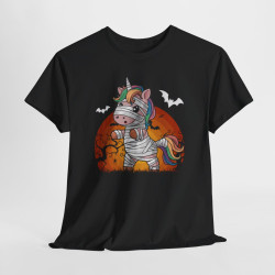T-shirt Femme Licorne Zombie - Design Original et Amusant idée cadeau halloween
