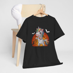 T-shirt Femme Licorne Zombie - Design Original et Amusant idée cadeau halloween