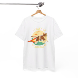 T-shirt Chat Fusée idée cadeau humour amusant pour homme et femme