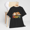 T-shirt Chien "NOPE" -  idée cadeau Humour et Détente, Homme et Femme