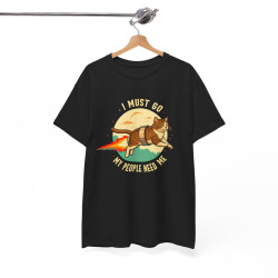 T-shirt Chat Fusée idée cadeau humour amusant pour homme et femme