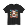 T-shirt Gamer avec Design Paresseux idée cadeau gaming - Pour Homme et Femme