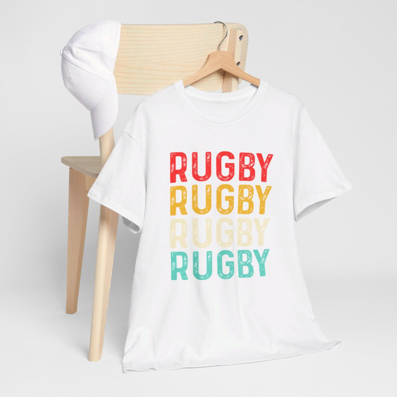 T-shirt Rugby Sport idée cadeau pour homme et femme