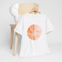 T-shirt Basket Sport Design idée cadeau pour homme et femme