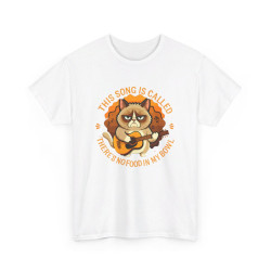 T-shirt Humour Chat et Guitare idée cadeau amusant drole pour homme et femme