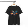 T-shirt avec Design de Perroquet - Style Coloré et Tropical, Pour Homme et Femme