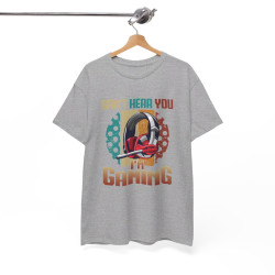 T-shirt Can't Hear You, I'm Gaming avec Design de Casque idée cadeau Gamer Gaming - Pour Homme et Femme