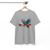 T-shirt avec Design de Perroquet - Style Coloré et Tropical, Pour Homme et Femme