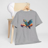 T-shirt avec Design de Perroquet - Style Coloré et Tropical, Pour Homme et Femme
