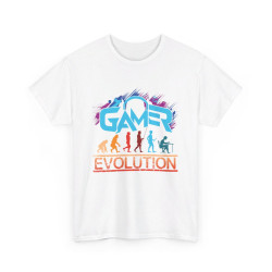 T-shirt Gamer Evolution avec Design Gamer - Pour Homme et Femme