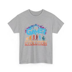 T-shirt Gamer Evolution avec Design Gamer - Pour Homme et Femme