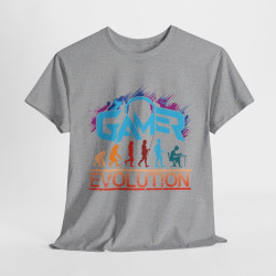 T-shirt Gamer Evolution avec Design Gamer - Pour Homme et Femme