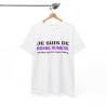 T shirt Humour "Je suis de bonne humeur alors faites pas chier" idée cadeau amusant drôle fun pour Homme et Femme