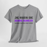 T shirt Humour "Je suis de bonne humeur alors faites pas chier" idée cadeau amusant drôle fun pour Homme et Femme