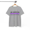 T shirt Humour "Je suis de bonne humeur alors faites pas chier" idée cadeau amusant drôle fun pour Homme et Femme