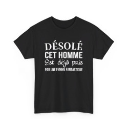 Tee shirt humour "Désolé...