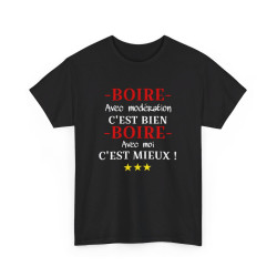 T shirt humour Boire avec...