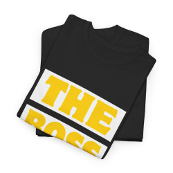 T shirt "The Boss"  idée cadeau  Pour Homme Tee shirt