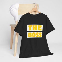T shirt "The Boss"  idée cadeau  Pour Homme Tee shirt