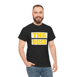 T shirt "The Boss"  idée cadeau  Pour Homme Tee shirt
