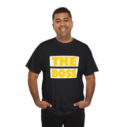 T shirt "The Boss"  idée cadeau  Pour Homme Tee shirt