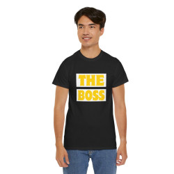 T shirt "The Boss"  idée cadeau  Pour Homme Tee shirt