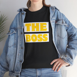 T shirt "The Boss"  idée cadeau  Pour Homme Tee shirt
