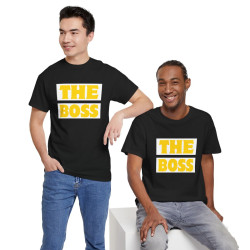 T shirt "The Boss"  idée cadeau  Pour Homme Tee shirt