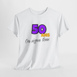 Tee Shirt Anniversaire "50...