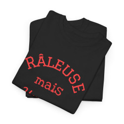Tee Shirt Femme "Râleuse mais Heureuse" - Humour et Confort