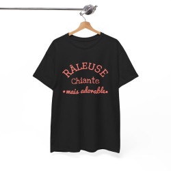 Tee Shirt Femme "Râleuse Chiante Mais Adorable" - Humour et Style