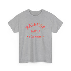 Tee Shirt Femme "Râleuse mais Heureuse" - Humour et Confort
