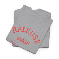 Tee Shirt Femme "Râleuse mais Heureuse" - Humour et Confort