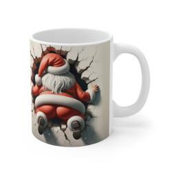 Mug de Noël avec Père Noël – Idéal pour Boissons Chaudes – Cadeau Festif