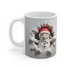 Mug de Noël avec Bonhomme de Neige – Idée Cadeau Festive pour Enfants et Adultes