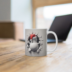 Mug de Noël avec Bonhomme de Neige – Idée Cadeau Festive pour Enfants et Adultes