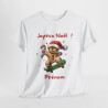 T Shirt Personnalisable Joyeux Noël avec Pain d'Épice en Skate – Pour Homme et Femme