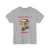 T Shirt Personnalisable Joyeux Noël avec Pain d'Épice en Skate – Pour Homme et Femme