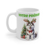 Mug Personnalisable de Noël avec Chien idée cadeau pour enfants et adultes