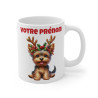 Mug Personnalisable de Noël avec Yorkshire – Idée cadeau pour enfant et Adulte