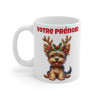 Mug Personnalisable de Noël avec Yorkshire – Idée cadeau pour enfant et Adulte