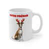 Mug Personnalisable de Noël avec Lévrier Chien – Idée cadeau pour enfant et Adulte