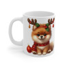 Mug  Chien Spitz Nain de Noël pour Enfant et Adulte – Design Festif